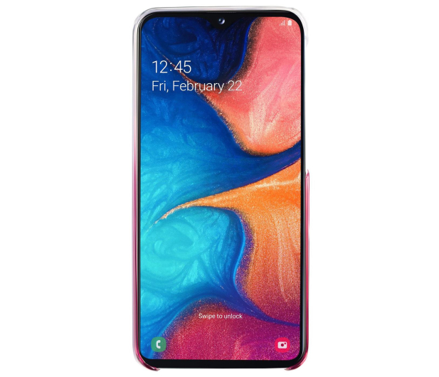 Etui Gradation Cover do Samsung Galaxy A20E rózowe - 493095 - zdjęcie 3
